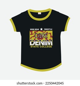 new Premium Vector illustration of a text graphic T-shirt design
for screen printing and DTF for the design boy outfit of t-shirts print
