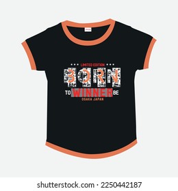 new Premium Vector illustration of a text graphic T-shirt design
for screen printing and DTF for the design boy outfit of t-shirts print