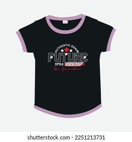 new Premium Vector illustration of a text graphic. suitable screen printing typography slogan. vector for print tee shirt, and digital textile design