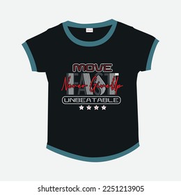 nueva ilustración de un gráfico de texto con un vector Premium. eslogan de tipografía de impresión de pantalla adecuada. vector para camisetas de impresión y diseño textil digital