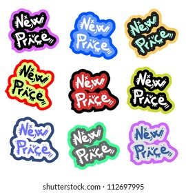 New price stick collection