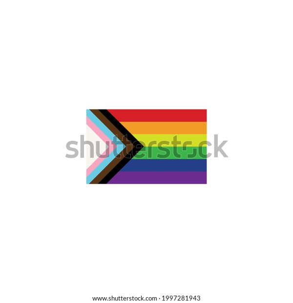 New Pride Flag Lgbtq Redesign Including Stock Vector Royalty Free 1997281943 Shutterstock