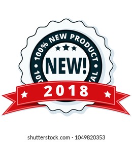 New Product 2018 label illustration