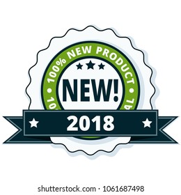 New Product 2018 label illustration