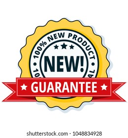 New Product New Arrival label illustration