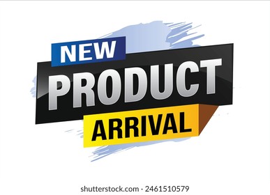 New product arrival tag icon logo sign symbol Banner design template for marketing. Special offer promotion retail. background banner modern graphic design for advertising store shop, online store

