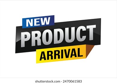 New product arrival tag icon logo sign symbol Banner design template for marketing. Special offer promotion retail. background banner modern graphic design for advertising store shop, online store

