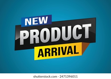 New product arrival tag icon logo sign symbol Banner design template for marketing. Special offer promotion retail. background banner modern graphic design for advertising store shop, online store

