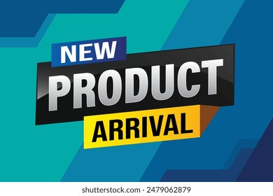 New product arrival tag icon logo sign symbol Banner design template for marketing. Special offer promotion retail. background banner modern graphic design for advertising store shop, online store

