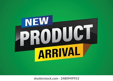 New product arrival tag icon logo sign symbol Banner design template for marketing. Special offer promotion retail. background banner modern graphic design for advertising store shop, online store

