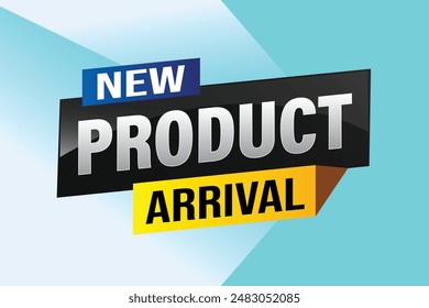 New product arrival tag icon logo sign symbol Banner design template for marketing. Special offer promotion retail. background banner modern graphic design for advertising store shop, online store

