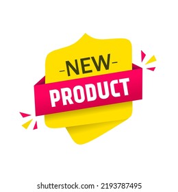 New product banner. Modern vector.