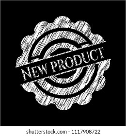 New Product chalkboard emblem