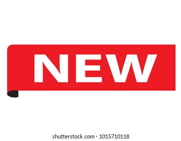 new product corner label. new banner. flat style. new product sign.