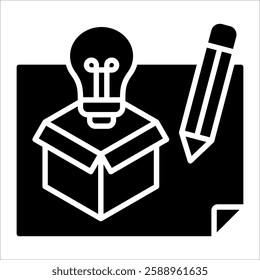 New Product Design Icon Element For Design