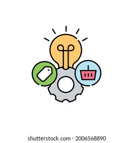 New product development сolor line icon. Life for yourself. Abandonment of other people's goals. Pictogram for web page, mobile app, promo. UI UX GUI design element. Editable stroke.
