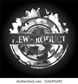 New Product grey camouflage emblem