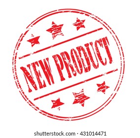 new product grunge stamp, vector illustration 