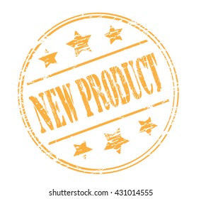 new product grunge stamp, vector illustration 