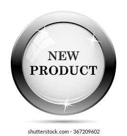 New product icon. Internet button on white background. EPS10 vector.