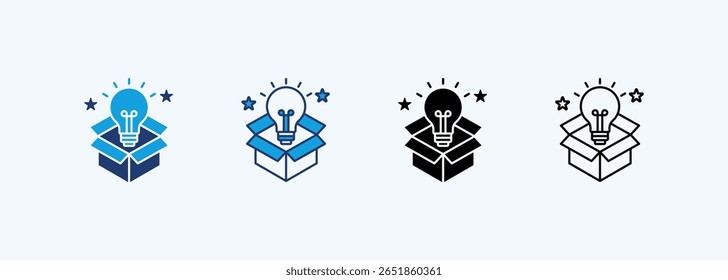 New Product Icon Set Multiple Style Collection