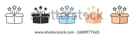 New Product Icon Set Multiple Style Collection