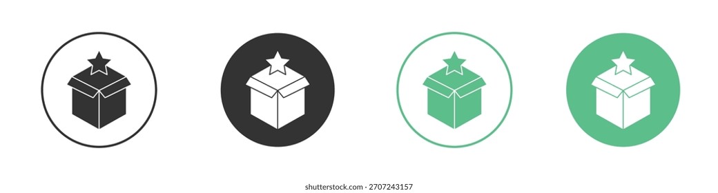 Icono de producto Nuevo Vector simple ilustración gráfica plana.