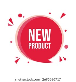 ícone de novo produto com fundo branco