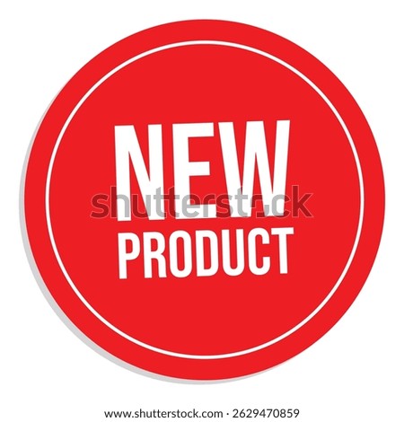 new product icon with white background