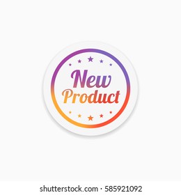 New Product Label