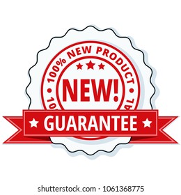New Product  label illustration