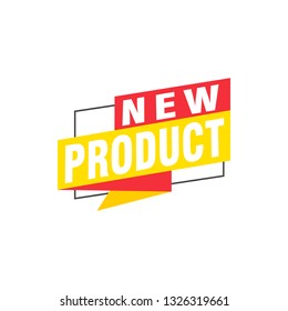 New product labels banners