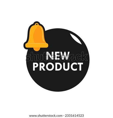 New Product logo design template illustration. Suitable for product label