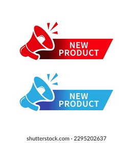 Nuevo diseño vectorial del logotipo del producto. Adecuado para negocios, promoción, tecnología y publicidad