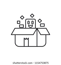 New Product Modern Simple Vector Icon