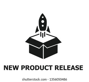 New Product Release icon vector on white background 