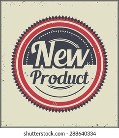 new product retro badge