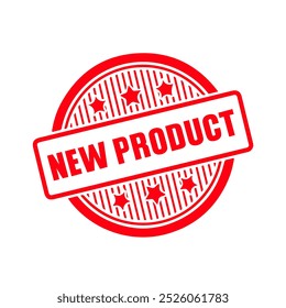 New product Rubber stamp vector design. Rubber Stamp Illustration - Vector