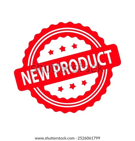 New product Rubber stamp vector design. Rubber Stamp Illustration - Vector