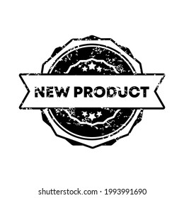 Nuevo sello de producto. Vector. Icono de nuevo distintivo de producto. Logo de la insignia certificada. Plantilla de marca. Etiqueta, Pegatina, Iconos. EPS vectorial 10. Aislado sobre fondo blanco.