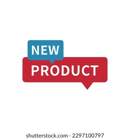 Nuevo diseño vectorial de logotipo de etiqueta de producto. Adecuado para negocios, tiendas online, afiches, banners e información