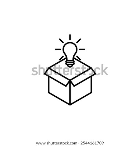 New Product thin line vector icon.