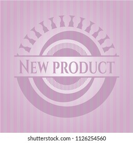 New Product vintage pink emblem