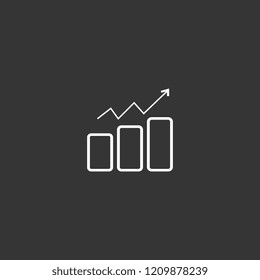 New Profit vector icon. Modern, simple, isolated, flat best quality icon for web site designs or mobile apps.