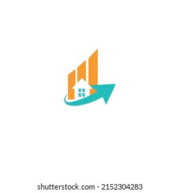 New property vactor logo with colour