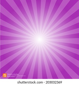 New Purple Rising Sun Or Sun Ray,sun Burst Vector Design