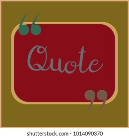 New quote rectangle form for blog or forum.