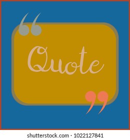 New quote rectangle form for blog or forum.