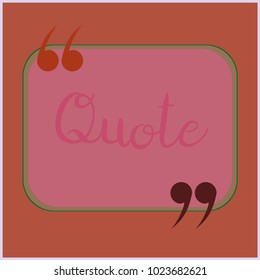 New quote rectangle form for blog or forum.