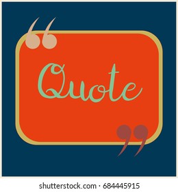 New quote rectangle form for blog or forum.